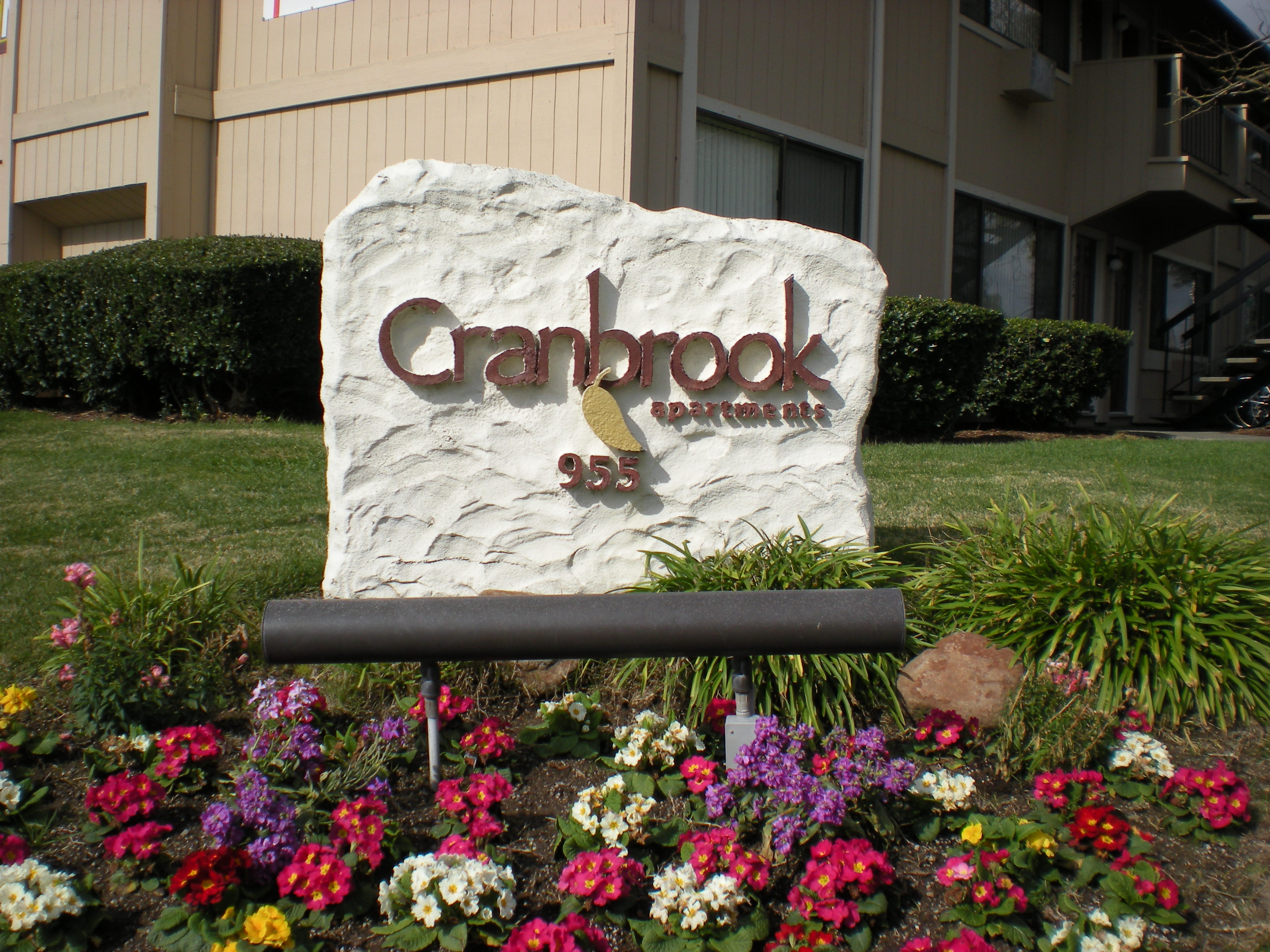 Information about "Cranbrook Sign.jpg" on cranbrook apartments Davis